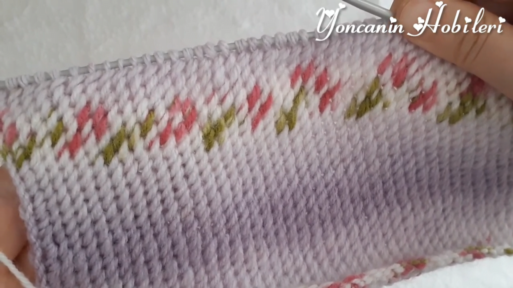 Colorful knitting pattern making / baby vest models