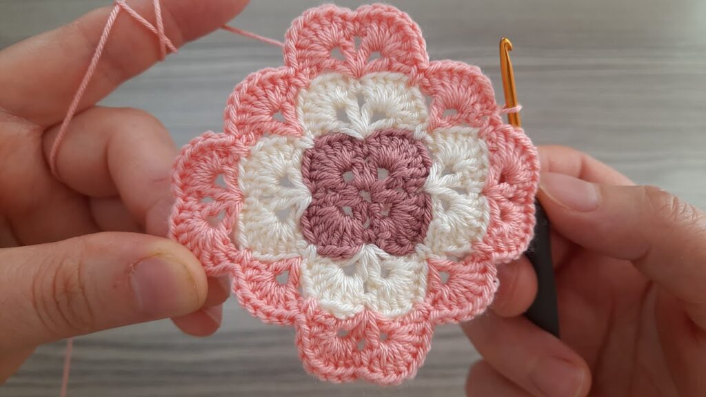 Super Beautiful Flowers Crochet Motif
