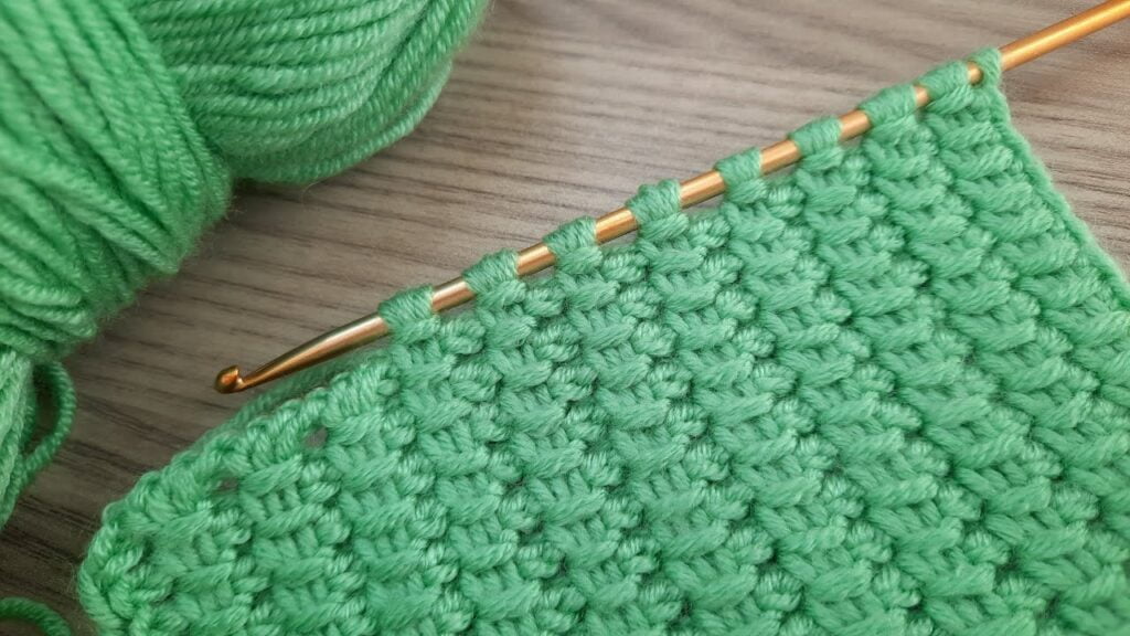 Wonderful Super Easy Tunisian Knitting Model