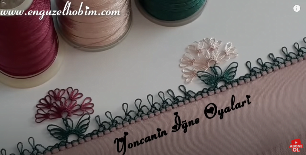 çok güzel iğne oyası modelinin adım adım yeni başlayanlar için anlatımı