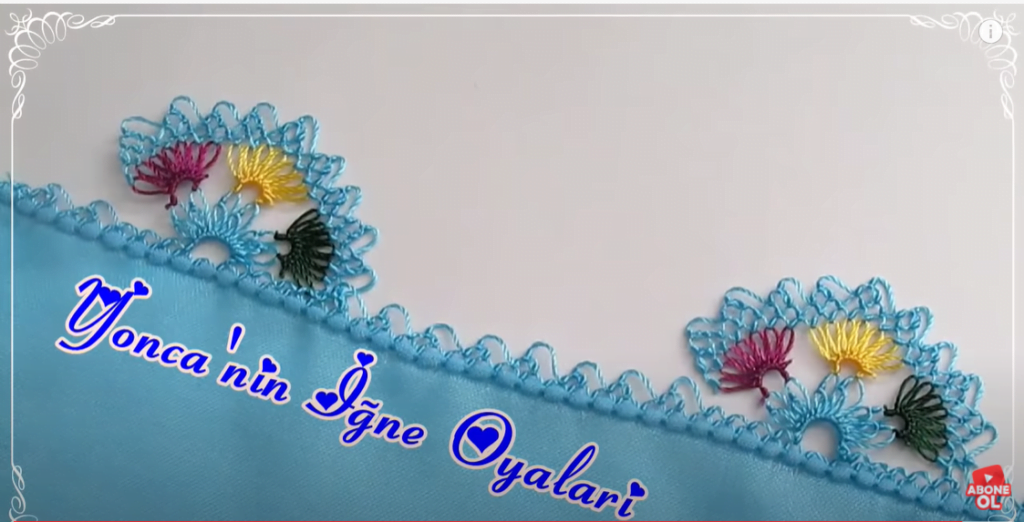 MUHTŞEM RENGARENK İĞNE OYASI MODELİ