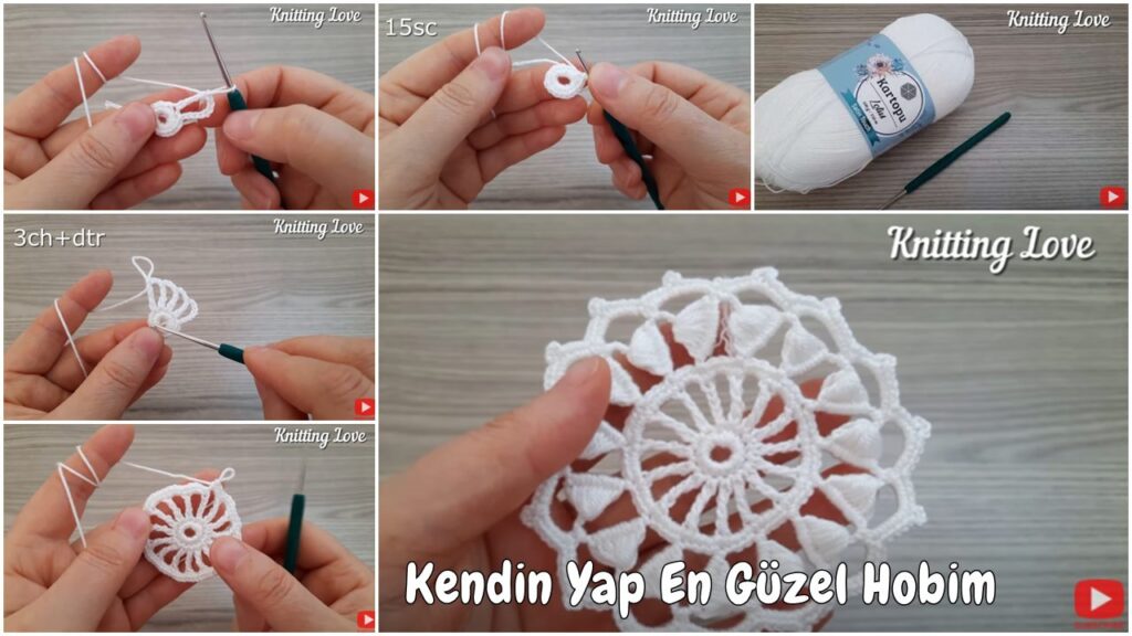 Super Very Easy Flower Crochet