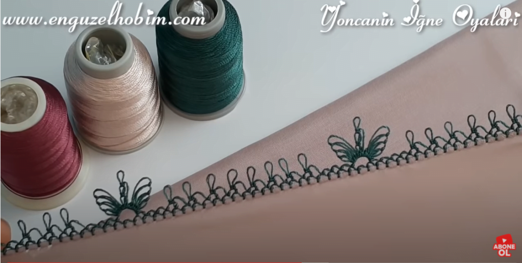 sıralı kolay yazma iğne oyası modelleri