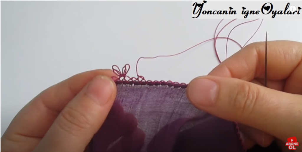 yeni başlayanlar için kolay iğne oyası modeli