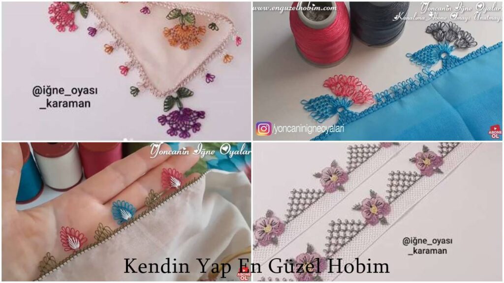 Bu Modellere Bayılacaksınız Çok Basit İğne Oyası Modelleri