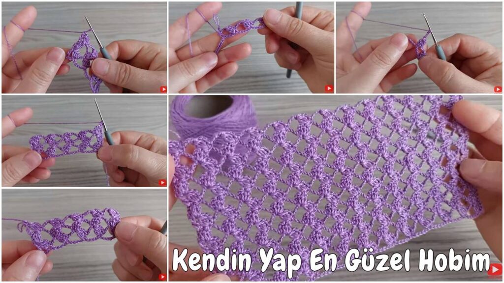Cıvıl Cıvıl Tığ İşi Örgü Modeli
