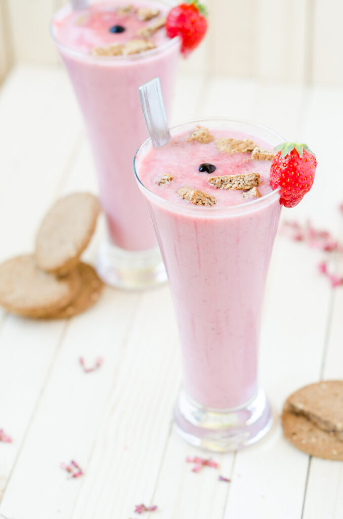 çilekli milkshake