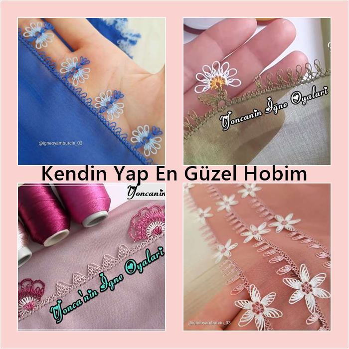 🧵 Yapımı Çok Basit İğne Oyaları | Kolay ve Şık Modeller